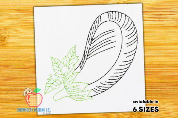 Eggplant with Leaf: A Seasonal Embroidery Review