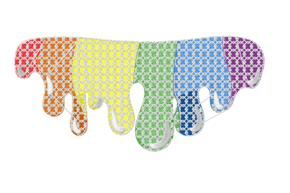 Rainbow Glitter Drip Overlay Review for Craft Fairs