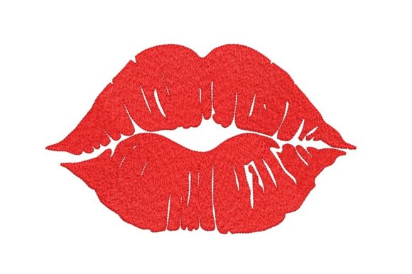 Red Lips: A Romantic Embroidery Design Review