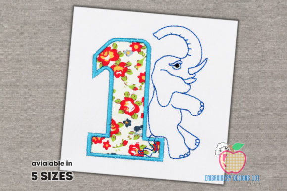 Reviewing the 1st Birthday Elephant Design