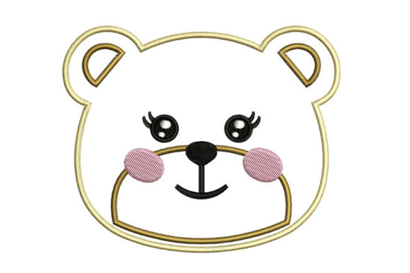 Reviewing the Girl Bear Face Embroidery Design